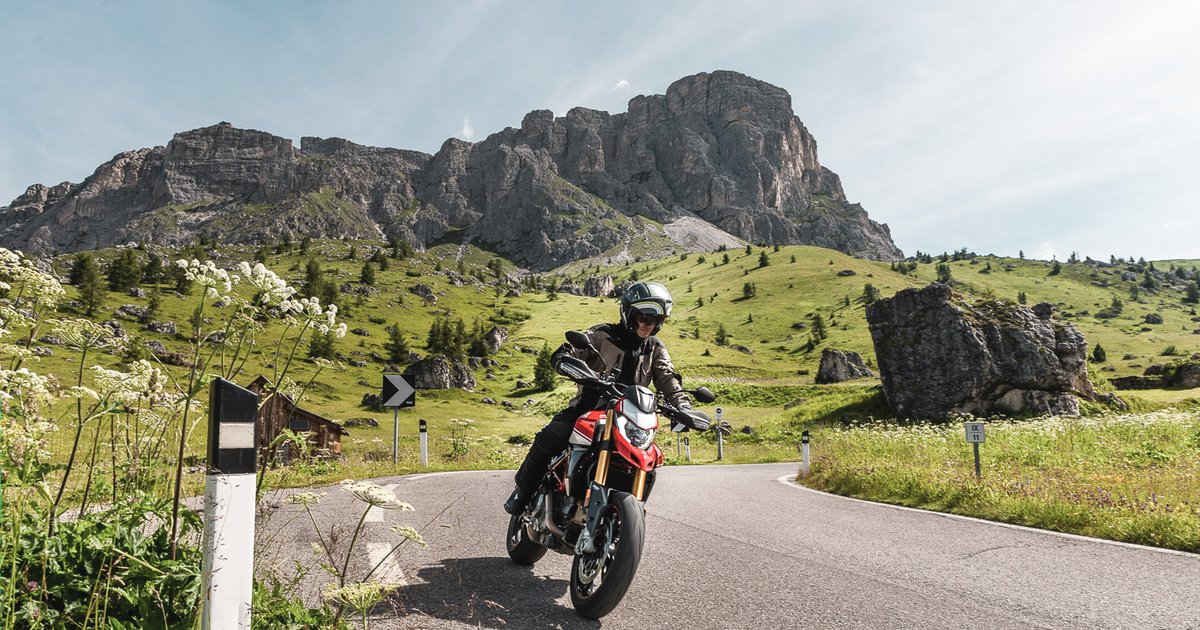 Dolomiten Mit Motorrad