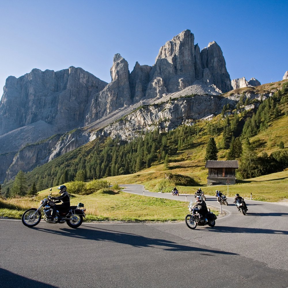 Dolomiten Mit Motorrad